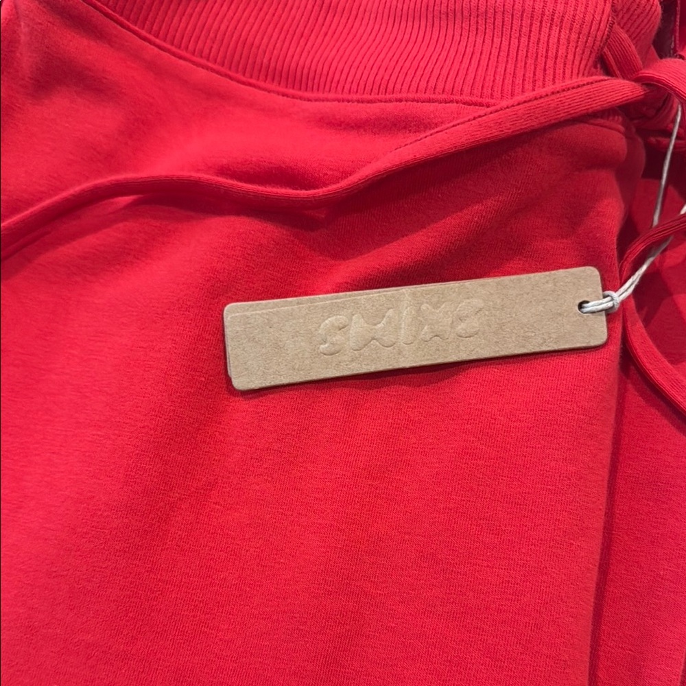 SKIMS Bright Red Cotton Jersey pants Women’s, size Small NWT